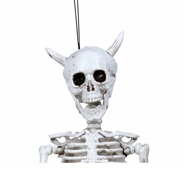 Halloween Hangdecoratie Duivel Skelet 40cm