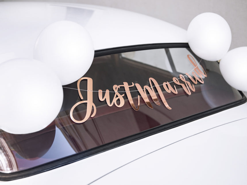 Auto Decoratie Set Bruiloft Just Married