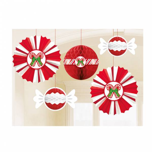 Kerst Hangdecoratie Snoep 5st