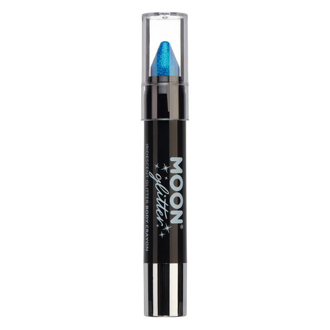 Moon Glitter Iridescent Body Crayons Blue 3.2g