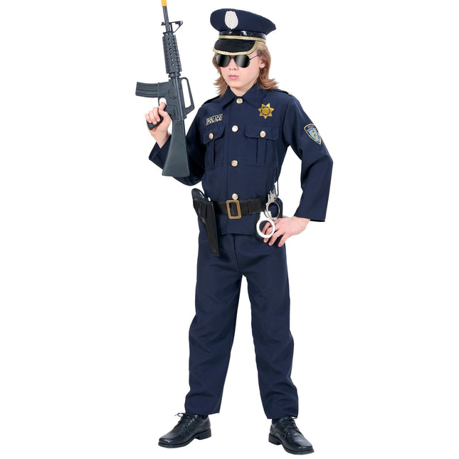 Politie Kostuum Kind 4 delig