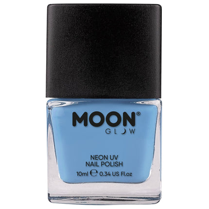 Moon Glow Pastel Neon UV Nail Polish Pastel Blue 14ml