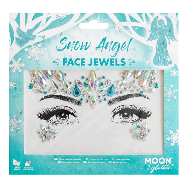 Moon Glitter Face Jewels Snow Angel