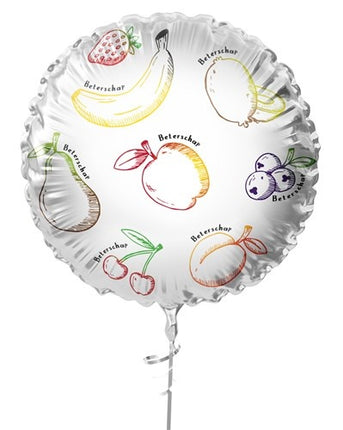 Beterschap Helium Ballon Gekleurd Leeg Fruit 45cm