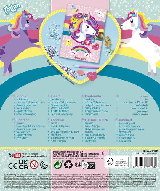 Unicorn Diamond Painting Dagboek