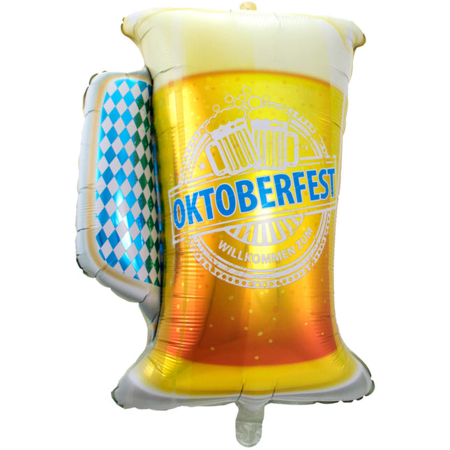 Helium Ballon Oktoberfest Bierpul 80cm leeg