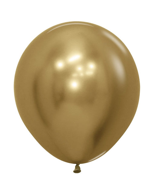 Ballonnen Reflex Gold 45cm 6st