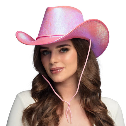 Cowboy Hoed Roze Parelmoer