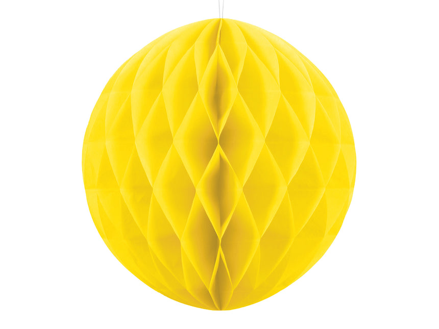 Honeycomb Bal Geel 30cm