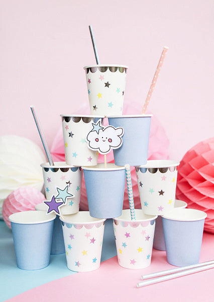 Unicorn Taart Topper Set 5 delig