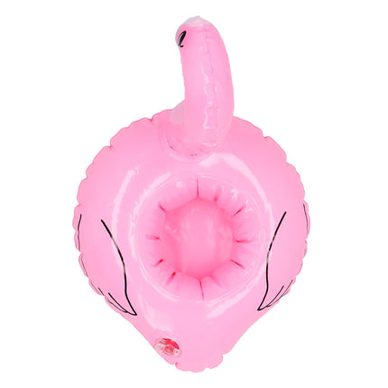 Flamingo Bekerhouder Opblaasbaar 18cm