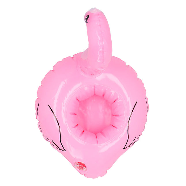 Flamingo Bekerhouder Opblaasbaar 18cm