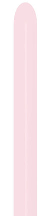 Modelleerballonnen Nozzle Up Pastel Matte Pink 5cm 152cm 50st