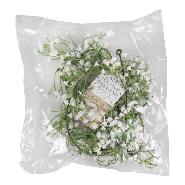 Witte Bloemen Slinger Gypsophilla 1,8m