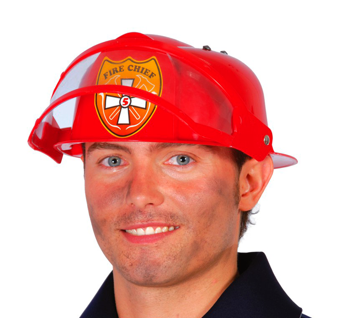 Brandweer Helm Rood