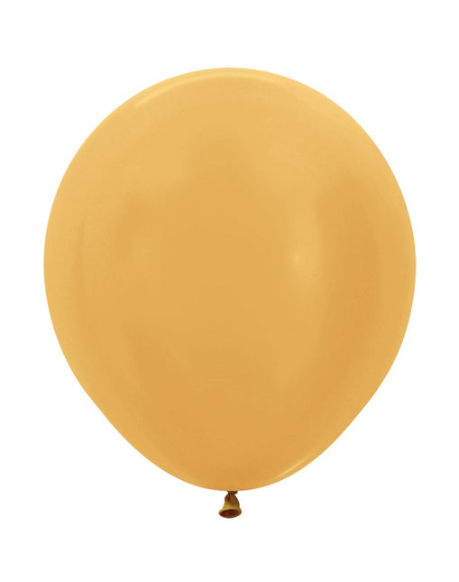 Ballonnen Metallic Gold 45cm 25st