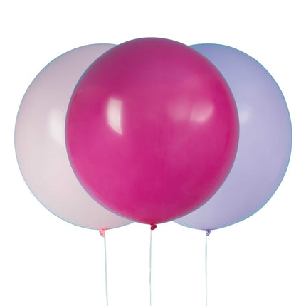 Paarse Ballonnen 61cm 3st