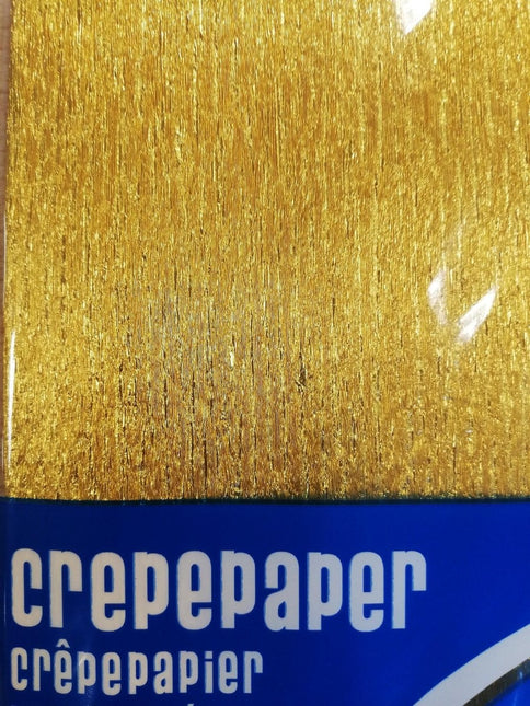 Crepepapier Goud 50cm 2,5m