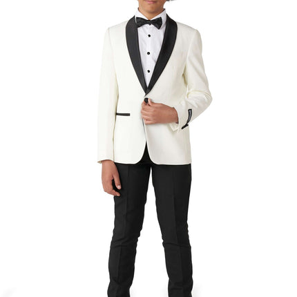 Witte Smoking Jongen Tiener OppoSuits