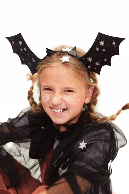 Halloween Haarband Vleermuis 23cm