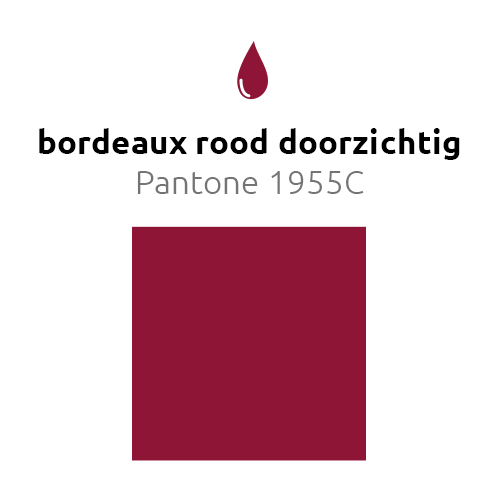 Bordeaux Rode Reuze Ballon Doorzichtig 60cm