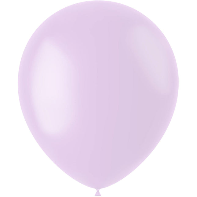 Lila Ballonnen Powder Lilac 33cm 50st
