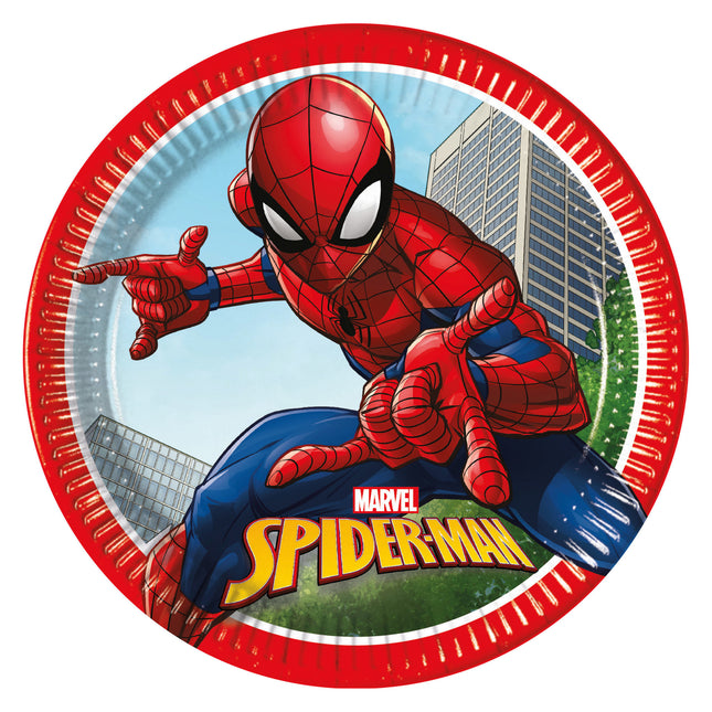 Spiderman Borden 23cm 8st