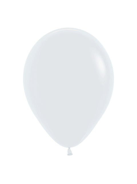 Ballonnen White 23cm 50st