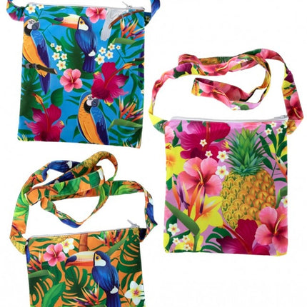 Tasje Hawaii Print Ass 3 Kleuren