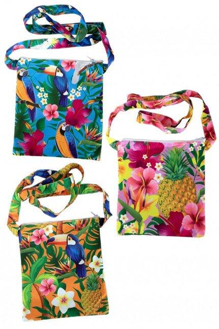 Tasje Hawaii Print Ass 3 Kleuren