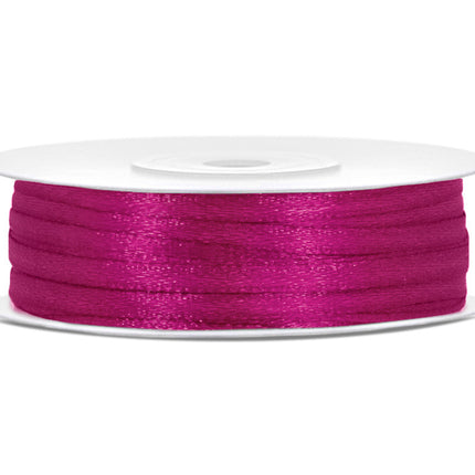 Satijn Lint Fuchsia 3mm 50m