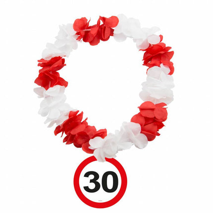 Hawaii Krans 30 Jaar Verkeersbord