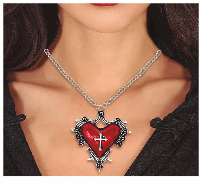 Halloween Ketting Rood Hart