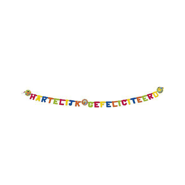 Sesamstraat Letterslinger Happy Birthday