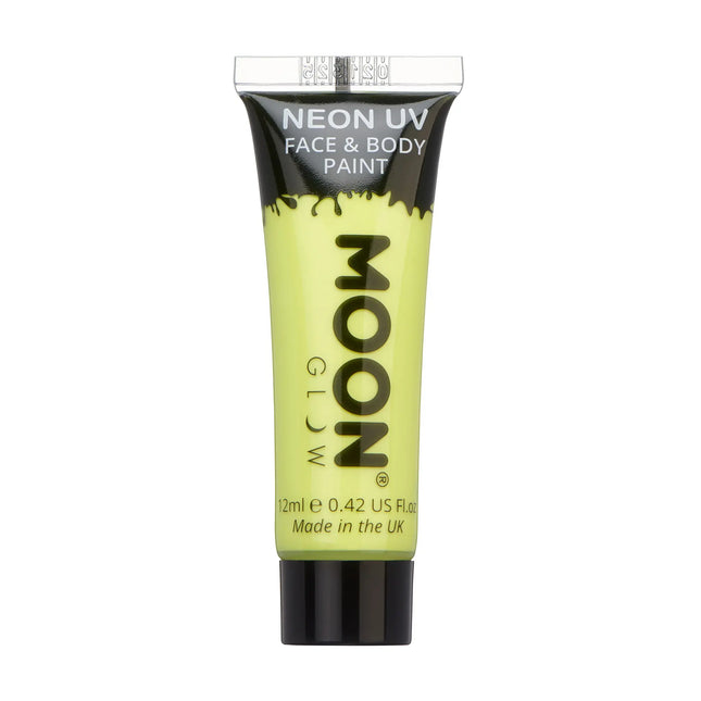 Moon Glow Pastel Neon UV Face Paint Pastel Yellow 12ml