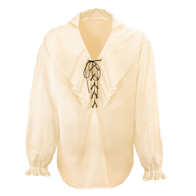 Beige Blouse Heren Piraten/Renaissance