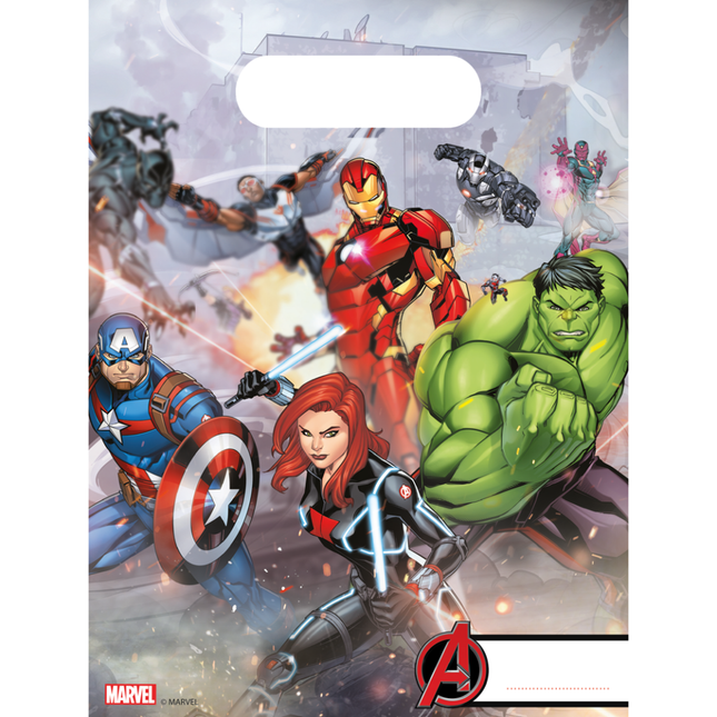 Avengers Uitdeelzakjes Mighty 23cm 6st