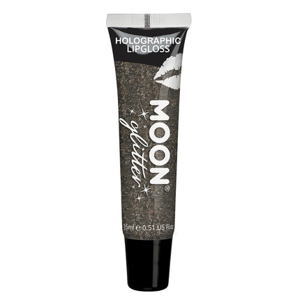 Moon Glitter Holographic Glitter Lipgloss Black 15ml