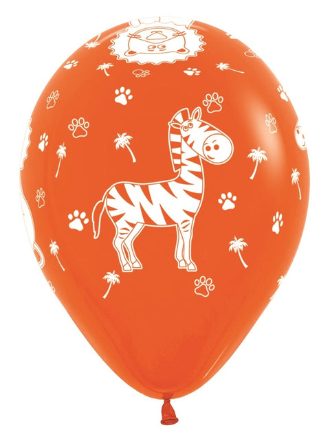 Ballonnen Jungle Animals Mix 30cm 25st