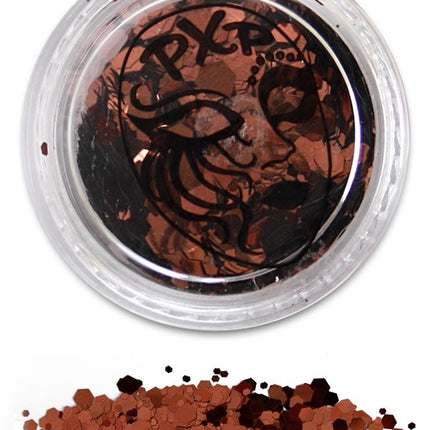 PXP Glitter Poeder Dark Copper 5gr