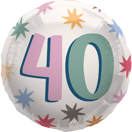 50 Jaar Helium Ballon Leeg 45cm