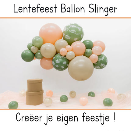 Ballonnen DIY Balloon Kit Organic Lentefeest