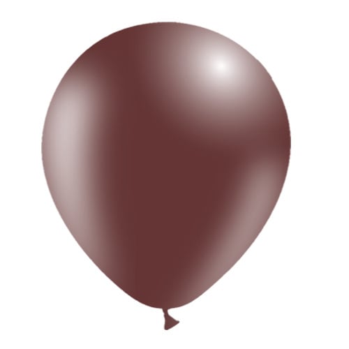 Chocolade Bruine Ballonnen 30cm 10st