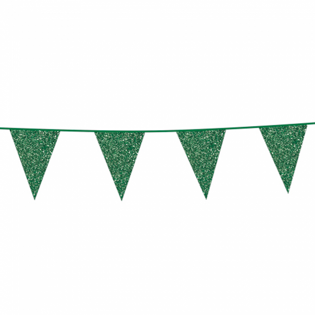 Groene Slingers Glitter 6m