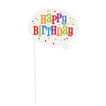 Foto Props Happy Birthday Accessoires 29,2cm 10 delig