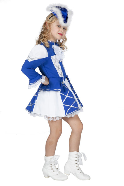 Majorette Kostuum Blauw Meisje