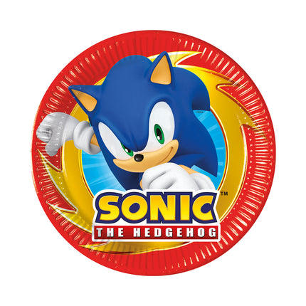 Sonic Borden Papier 20cm 8st