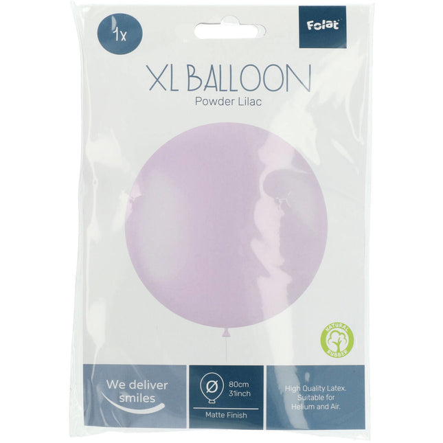 Lila Ballon Powder Lilac 80cm