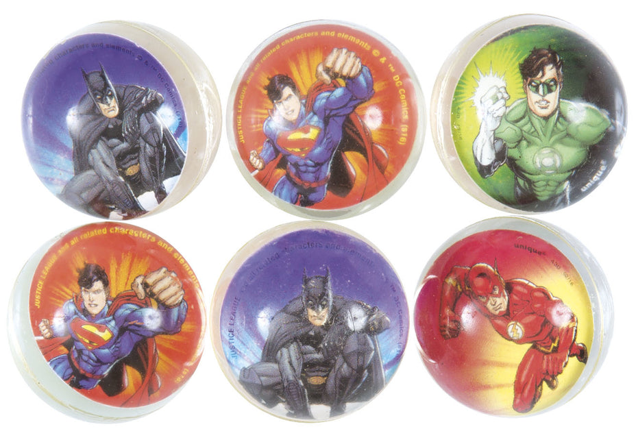 Justice League Stuiterballen 3cm 6st