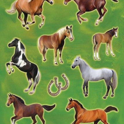 Groene Paarden Stickers